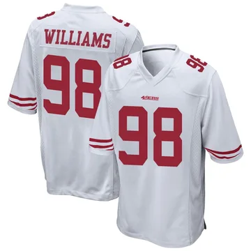 Youth Nike San Francisco 49ers Mykel Williams White Jersey - Game