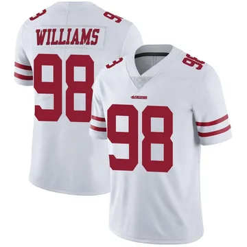 Youth Nike San Francisco 49ers Mykel Williams White Vapor Untouchable Jersey - Limited