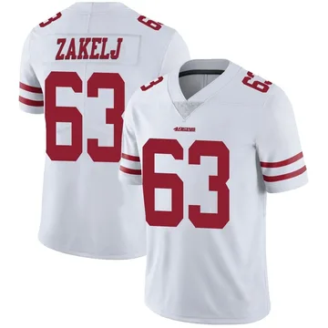 Youth Nike San Francisco 49ers Nick Zakelj White Vapor Untouchable Jersey - Limited