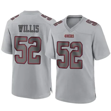 Youth Nike San Francisco 49ers Patrick Willis Gray Atmosphere Fashion Jersey - Game