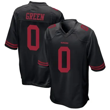 Youth Nike San Francisco 49ers Renardo Green Black Alternate Jersey - Game