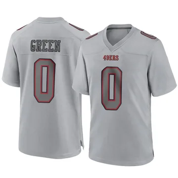 Youth Nike San Francisco 49ers Renardo Green Gray Atmosphere Fashion Jersey - Game
