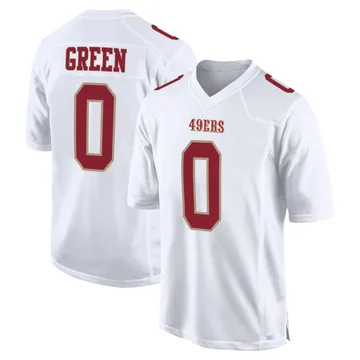 Youth Nike San Francisco 49ers Renardo Green White Fashion Jersey - Game