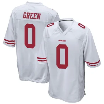 Youth Nike San Francisco 49ers Renardo Green White Jersey - Game