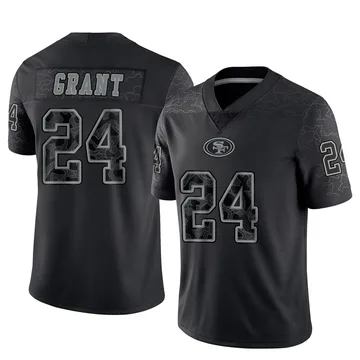 Youth Nike San Francisco 49ers Richie Grant Black Reflective Jersey - Limited
