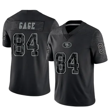 Youth Nike San Francisco 49ers Russell Gage Black Reflective Jersey - Limited