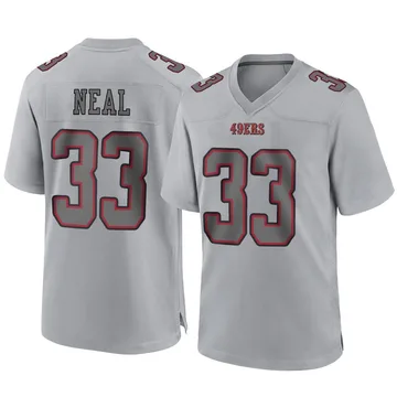 Youth Nike San Francisco 49ers Siran Neal Gray Atmosphere Fashion Jersey - Game