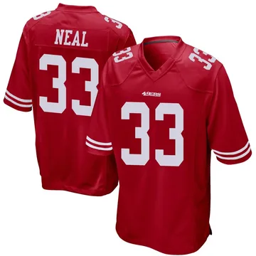 Youth Nike San Francisco 49ers Siran Neal Red Team Color Jersey - Game