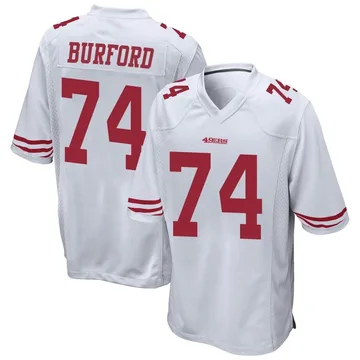 Youth Nike San Francisco 49ers Spencer Burford White Jersey - Game