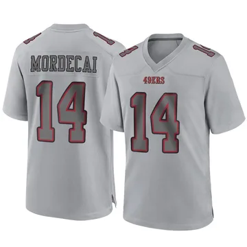 Youth Nike San Francisco 49ers Tanner Mordecai Gray Atmosphere Fashion Jersey - Game