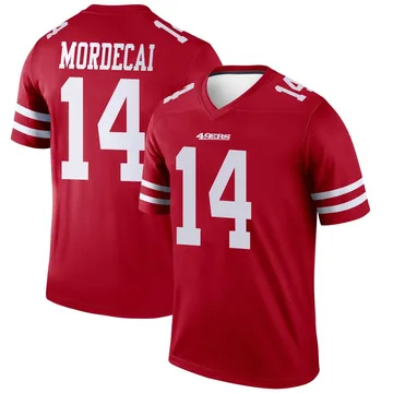 Youth Nike San Francisco 49ers Tanner Mordecai Scarlet Jersey - Legend