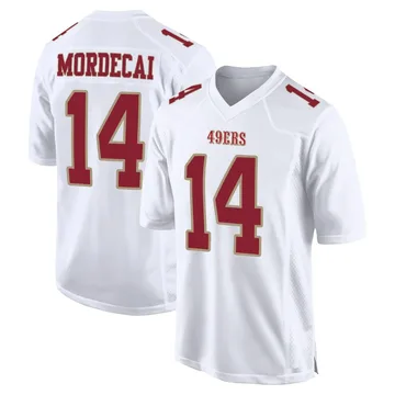 Youth Nike San Francisco 49ers Tanner Mordecai White Fashion Jersey - Game