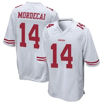 Youth Nike San Francisco 49ers Tanner Mordecai White Jersey - Game