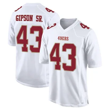Youth Nike San Francisco 49ers Tashaun Gipson Sr. White Fashion Jersey - Game