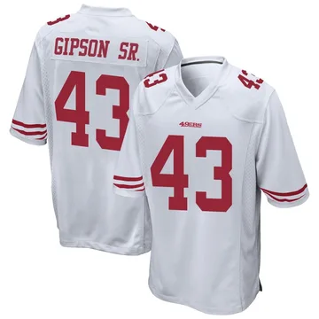 Youth Nike San Francisco 49ers Tashaun Gipson Sr. White Jersey - Game