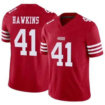Youth Nike San Francisco 49ers Tayler Hawkins Scarlet Vapor F.U.S.E. Jersey - Limited
