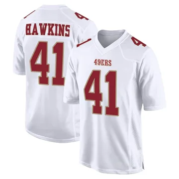 Youth Nike San Francisco 49ers Tayler Hawkins White Fashion Jersey - Game