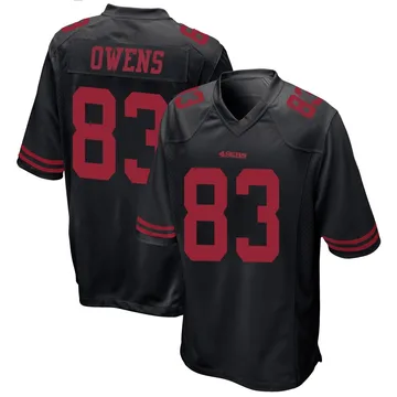 Youth Nike San Francisco 49ers Terique Owens Black Alternate Jersey - Game