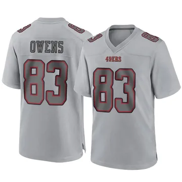 Youth Nike San Francisco 49ers Terique Owens Gray Atmosphere Fashion Jersey - Game
