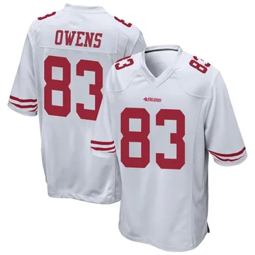 Youth Nike San Francisco 49ers Terique Owens White Jersey - Game