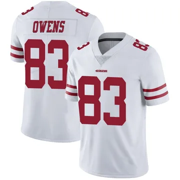 Youth Nike San Francisco 49ers Terique Owens White Vapor Untouchable Jersey - Limited