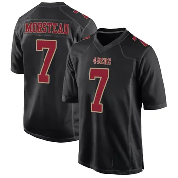 Youth Nike San Francisco 49ers Thomas Morstead Black Fashion Jersey - Game