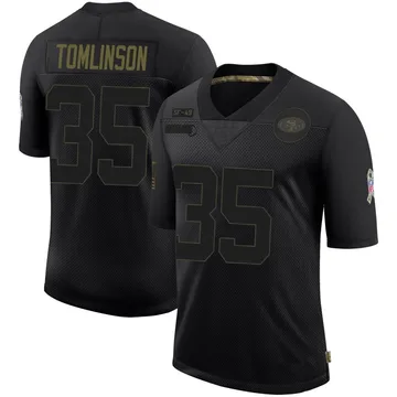 Youth Nike San Francisco 49ers Tre Tomlinson Black 2020 Salute To Service Jersey - Limited