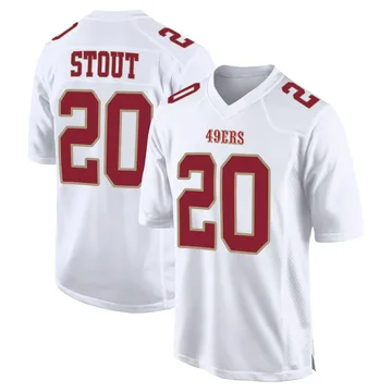 Youth Nike San Francisco 49ers Upton Stout White Fashion Jersey - Game